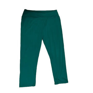 ONE size green malvin cropped leggings